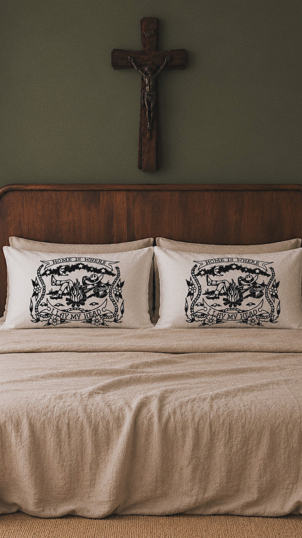 COWBOY PILLOW CASE SET