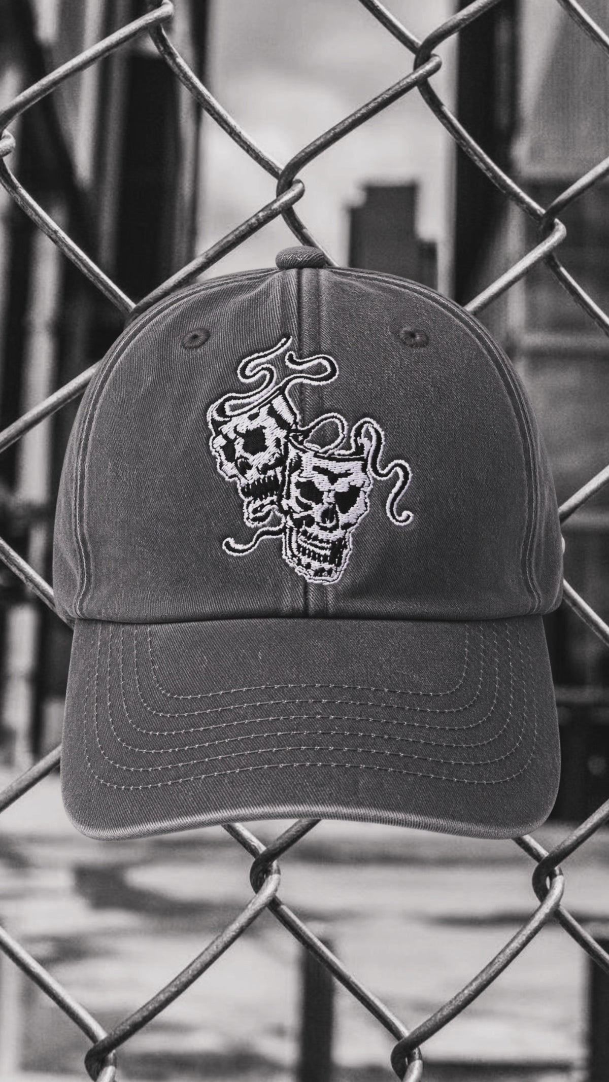 VINTAGE BLACK MASKS - DAD CAP