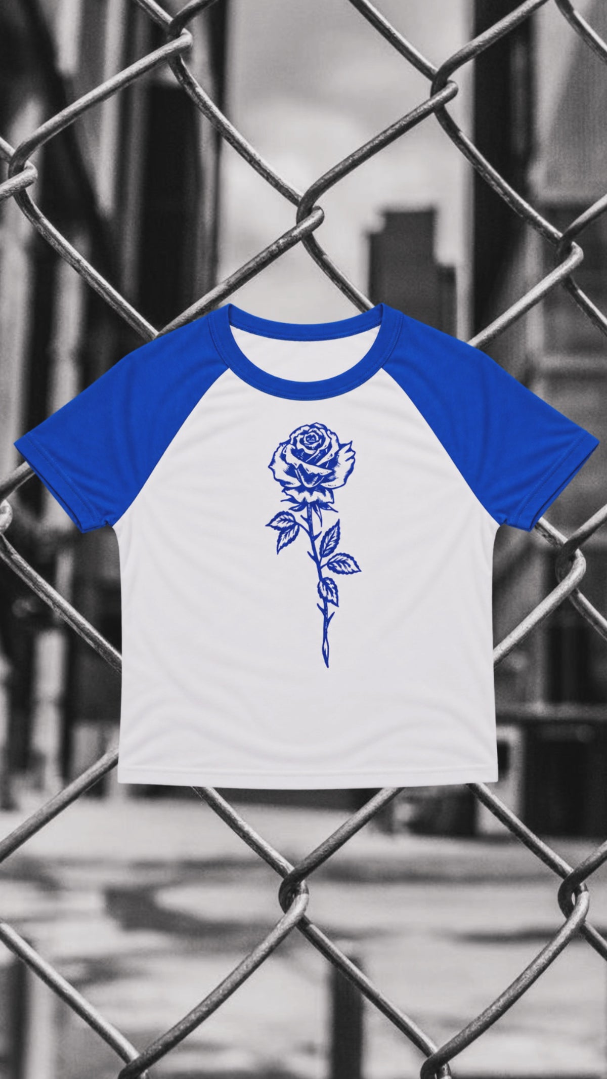 BLUE ROSE - BABY RAGLAN