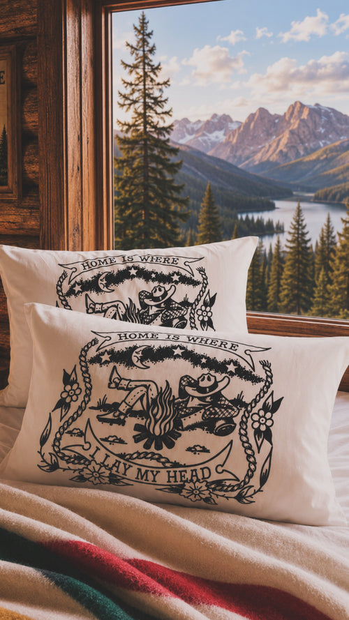 COWBOY PILLOW CASE SET