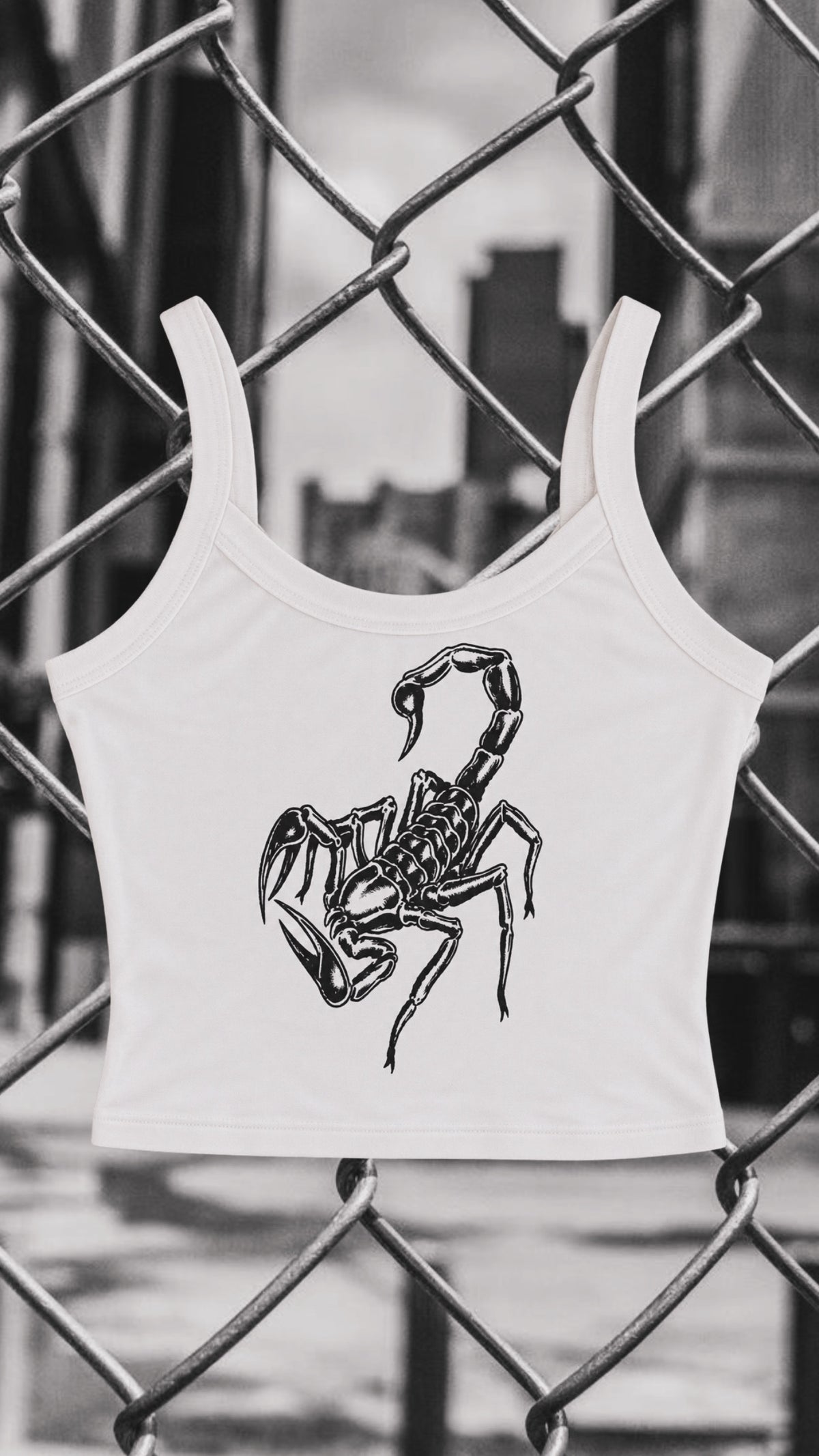 BLACK SCORPION - SPAGHETTI STRAP TANK