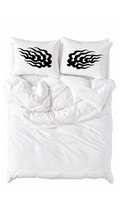 THE BLACK LODGE - TRIBAL FLAME PILLOW SETS.