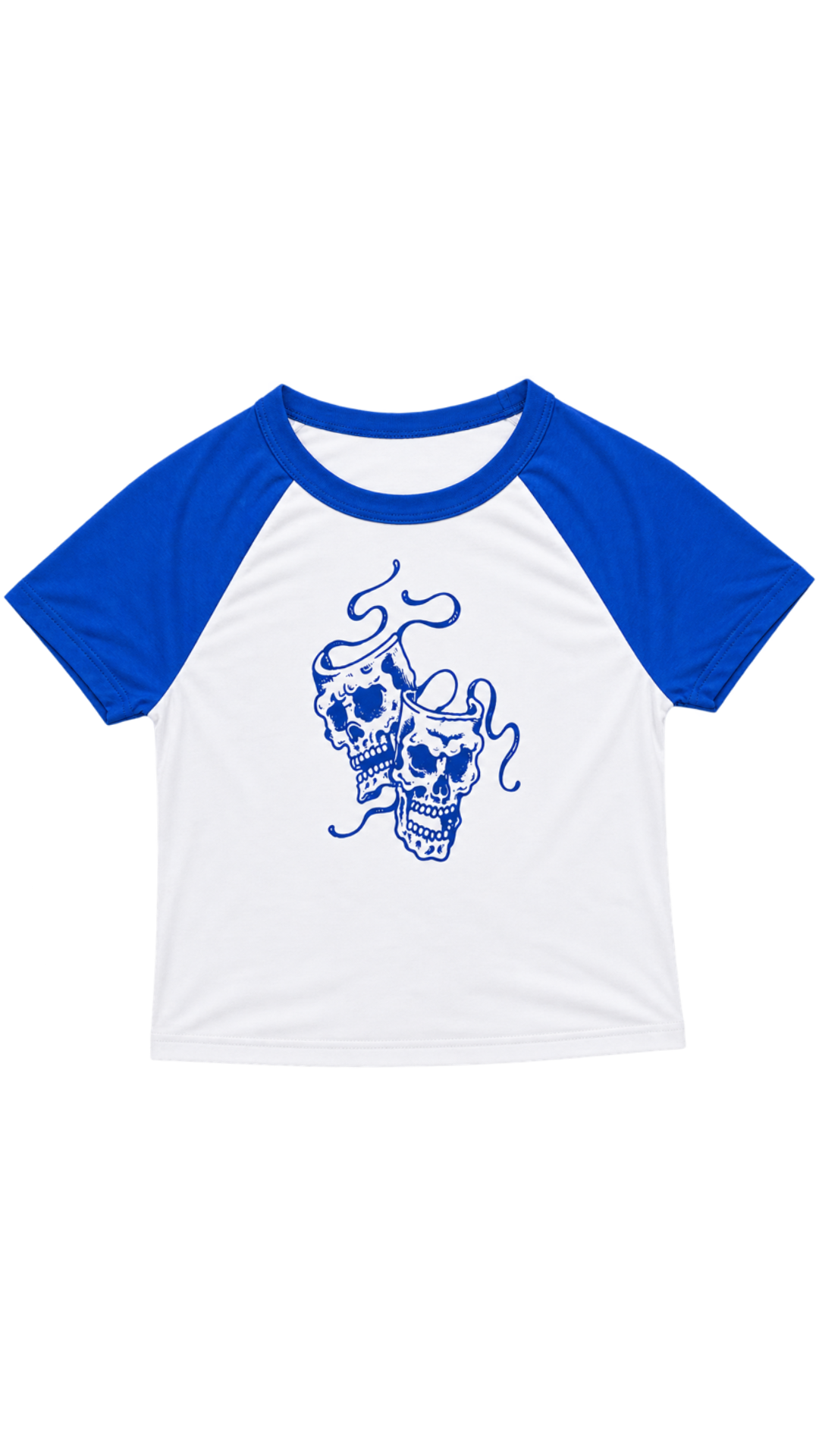 BLUE MASKS- BABY RAGLAN