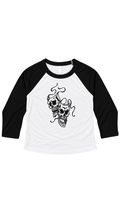 BLACK MASKS- 3/4 SLEEVE RAGLAN
