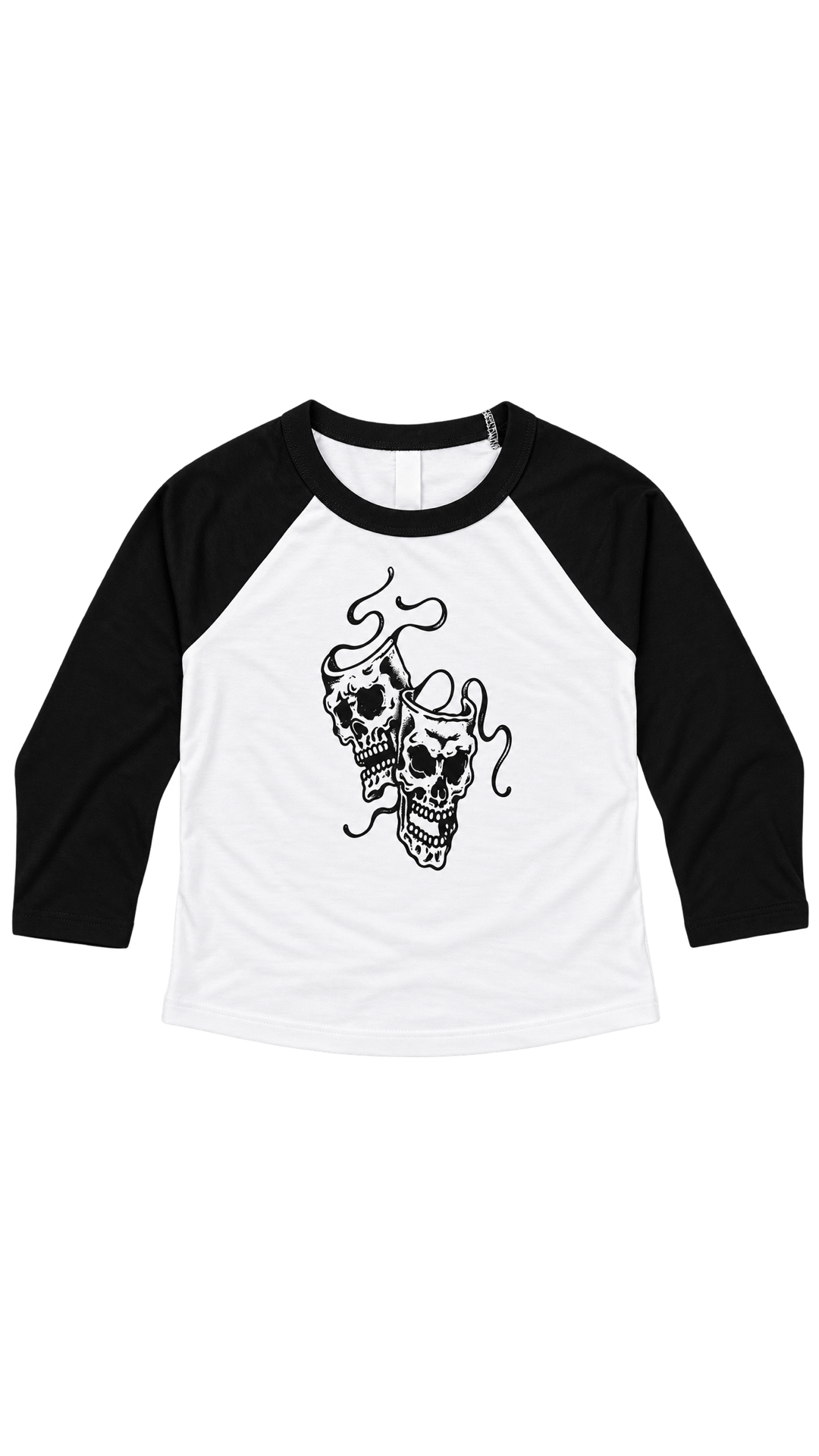 BLACK MASKS- 3/4 SLEEVE RAGLAN
